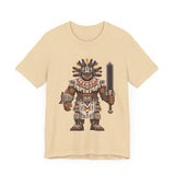 8-Bit Aztec Warrior Pixel Art Style Unisex T-Shirt