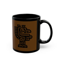 Aztec Glyph Black Mug