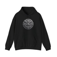 Sacred Stone Inti Inca Sun God Monochrome Style Unisex Hoodie