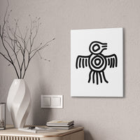 Maya Bird Symbol Canvas