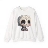Adorable Tribal Aztec Skull Glow Unisex Sweatshirt