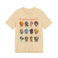 Aztec Gods Chibi Characters Pantheon Unisex T-Shirt