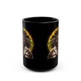 Ancient Inca Puma Sentinel Black Mug