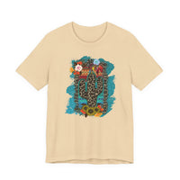 Wild Desert Bloom Cactus Illustration Unisex T-Shirt