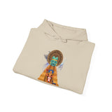 Celestial Aztec Ritual Illustration Unisex Hoodie