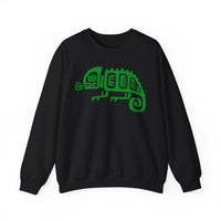 Mesoamerican Chameleon Symbol Unisex Sweatshirt