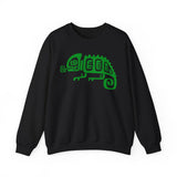 Mesoamerican Chameleon Symbol Unisex Sweatshirt