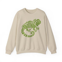 Mayan Aztec Totem Symbol of Iguana Unisex Sweatshirt