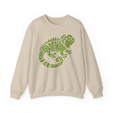 Mayan Aztec Totem Symbol of Iguana Unisex Sweatshirt