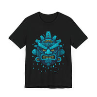 Tlaloc Rain God Tribal Glyph Style Unisex T-Shirt