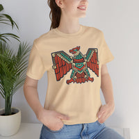 Aztec Solar Eagle Emblem Illustration Unisex T-Shirt