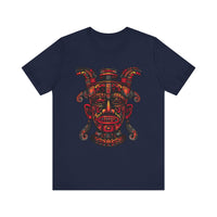 Aztec Fire Warrior Mask Unisex T-Shirt