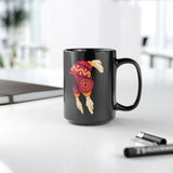 Peru Culture Ethnic Chullo Black Mug