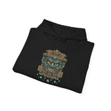 Tlaloc Rain God Stone Face Glyph Unisex Hoodie
