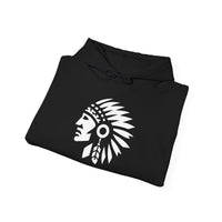 Tribal Warrior Headdress Emblem Illustration Unisex Hoodie