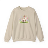 Baby Llama Inca Blossom Crown Unisex Sweatshirt