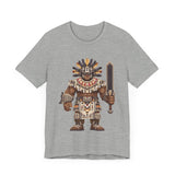 8-Bit Aztec Warrior Pixel Art Style Unisex T-Shirt