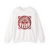 Radiant Tribal Sun Worship Inca Style Unisex Sweatshirt