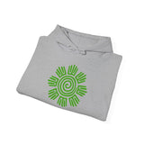 Aztec Plant Spiral Symbol Unisex Hoodie