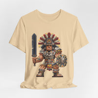 Aztec Blade Hero Pixel Art Unisex T-Shirt