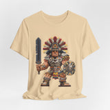 Aztec Blade Hero Pixel Art Unisex T-Shirt