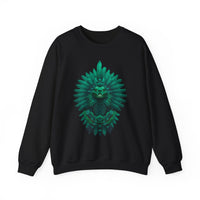 Quetzalcoatl Feathered Serpent God Dark Portrait Unisex Sweatshirt
