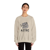Modern Quetzalcóatl Serpent Head Logo Design Unisex Sweatshirt