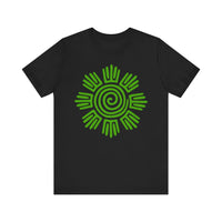 Aztec Plant Spiral Symbol Unisex T-Shirt