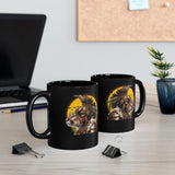 Ancient Inca Puma Sentinel Black Mug