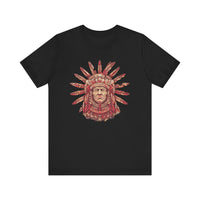 Aztec Sun Chief Feather Headdress Unisex T-Shirt