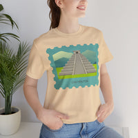 Stamp Chichén Itzá Mexico Unisex T-Shirt
