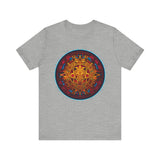Neon Aztec Calendar Unisex T-Shirt
