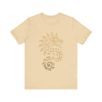 Quetzalcoatl Spiral Serpent Tribal Glyph Unisex T-Shirt