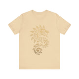 Quetzalcoatl Spiral Serpent Tribal Glyph Unisex T-Shirt