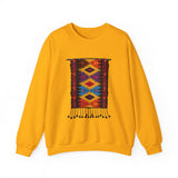 Indigenous Andean Geometric Textile Pattern Unisex Sweatshirt
