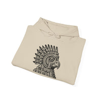 Aztec Eagle Pyramid Emblem Unisex Hoodie