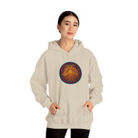 Neon Aztec Calendar Unisex Hoodie