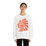 PreColumbian Aztec Head Icon Unisex Sweatshirt