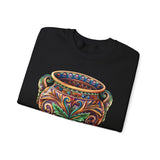 Mesoamerican Ornate Ceremonial Urn Unisex Sweatshirt