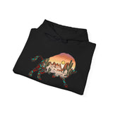 Aztec Buffalo Desert Sunset Silhouette Unisex Hoodie