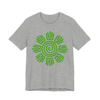 Aztec Plant Spiral Symbol Unisex T-Shirt