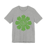 Aztec Plant Spiral Symbol Unisex T-Shirt