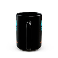 Wonder Aztec Queen Warrior Illustration Black Mug