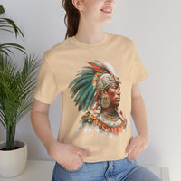 Maya Elder Warrior Watercolor Portrait Unisex T-Shirt