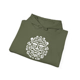 Andean Dual God Symmetry Tribal Glyph Style Unisex Hoodie