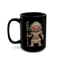 Temple Guardian Pixel Warrior Black Mug