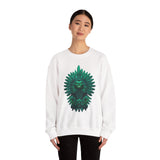 Quetzalcoatl Feathered Serpent God Dark Portrait Unisex Sweatshirt