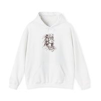 Aztec Warrior Woman Jaguar Spirit Sketch Unisex Hoodie