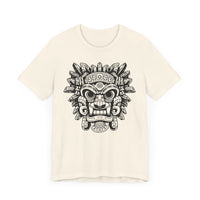 Aztec-Inspired Tlaloc God Tribe Graphic Unisex T-Shirt