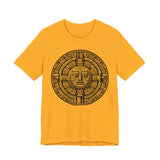 Sacred Aztec Calendar Face Unisex T-Shirt